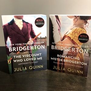 Free with purchase of 1 item from my closet !!!Bridgerton Books -Set of 2